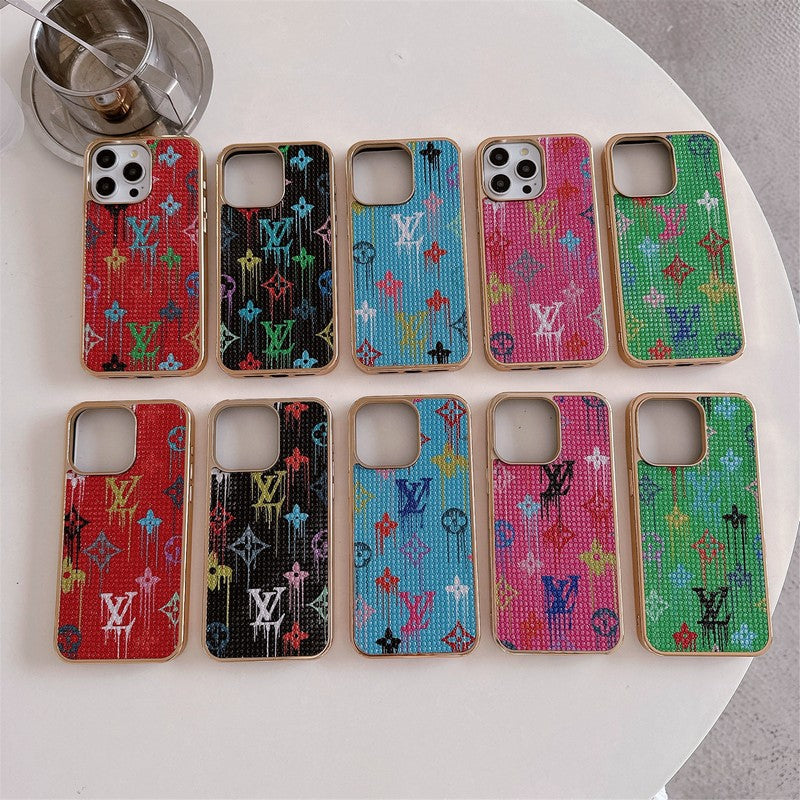 Lou vijf kleuren iPhone -hoes