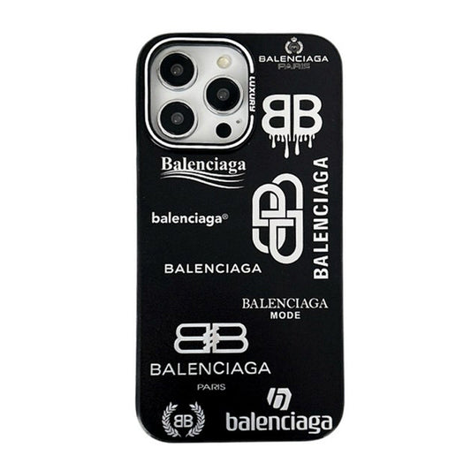 BB Preto & Capa prateada para iPhone