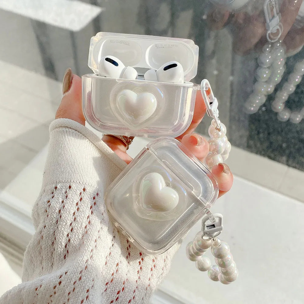 Oortelefoonkoffer voor AirPods 2 Pro 3 Generation Headset Cover voor AirPods Keychain