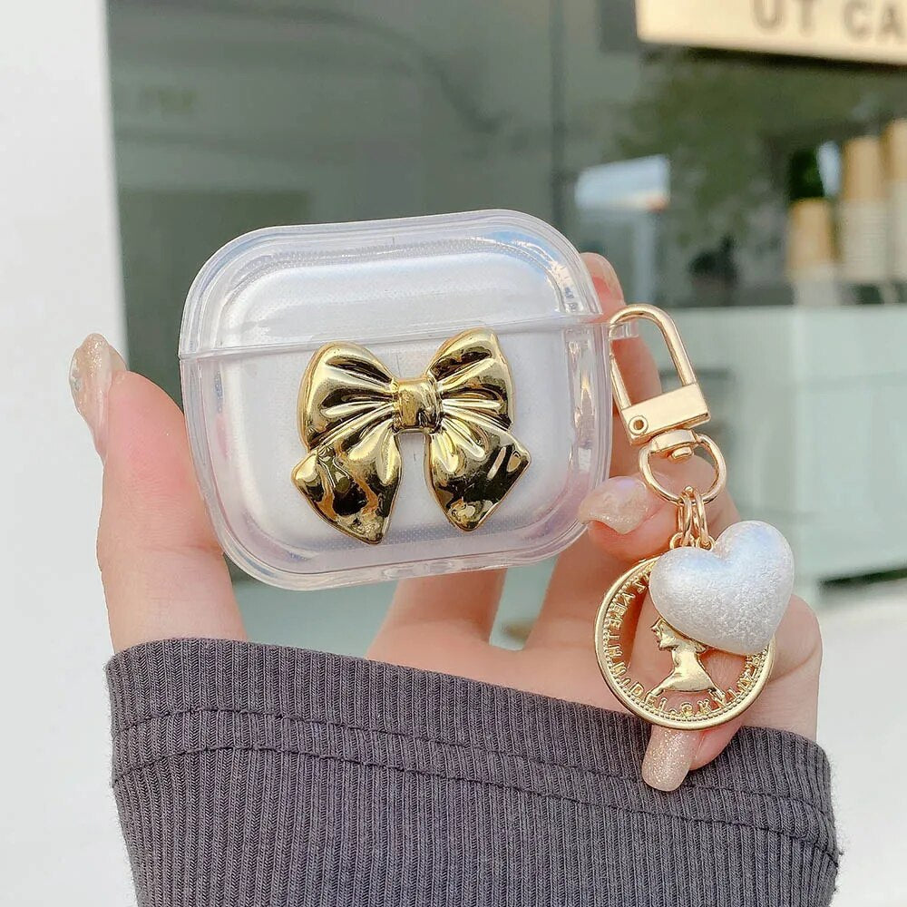 Oortelefoonkoffer voor AirPods 2 Pro 3 Generation Headset Cover voor AirPods Keychain