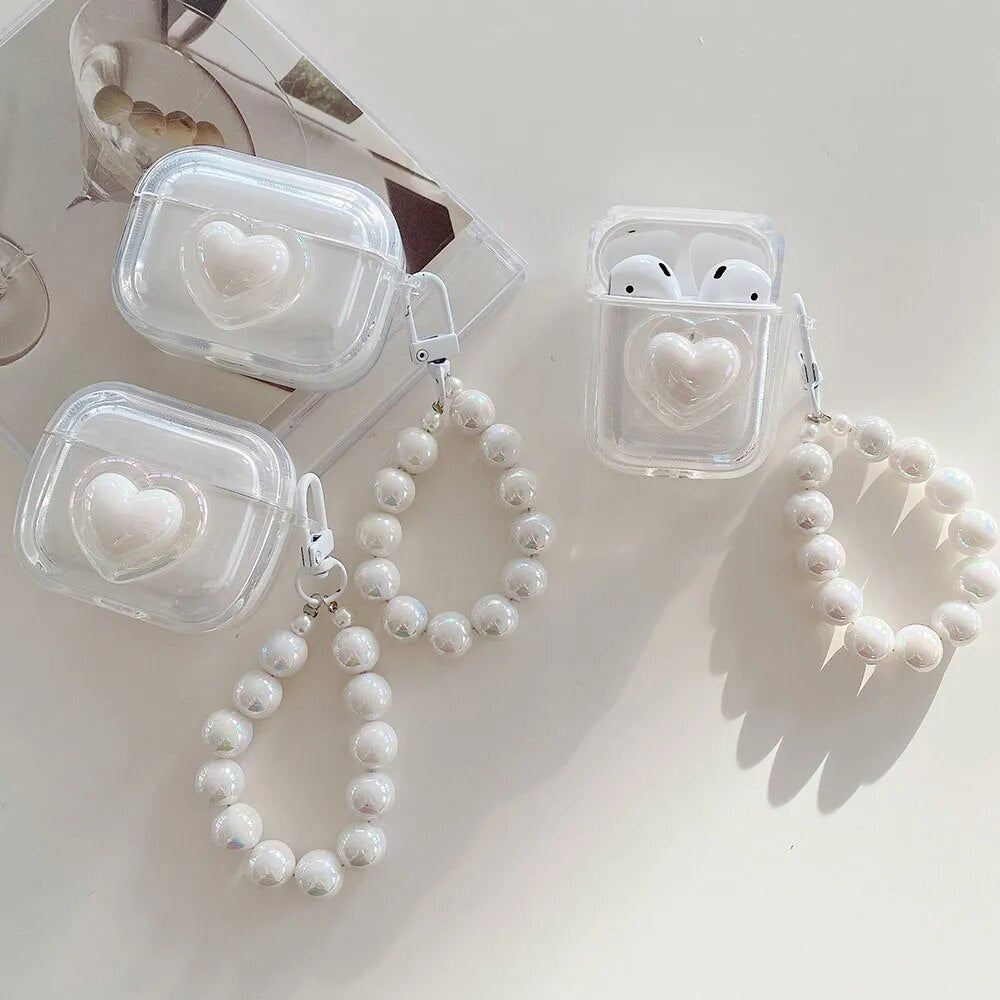 Oortelefoonkoffer voor AirPods 2 Pro 3 Generation Headset Cover voor AirPods Keychain