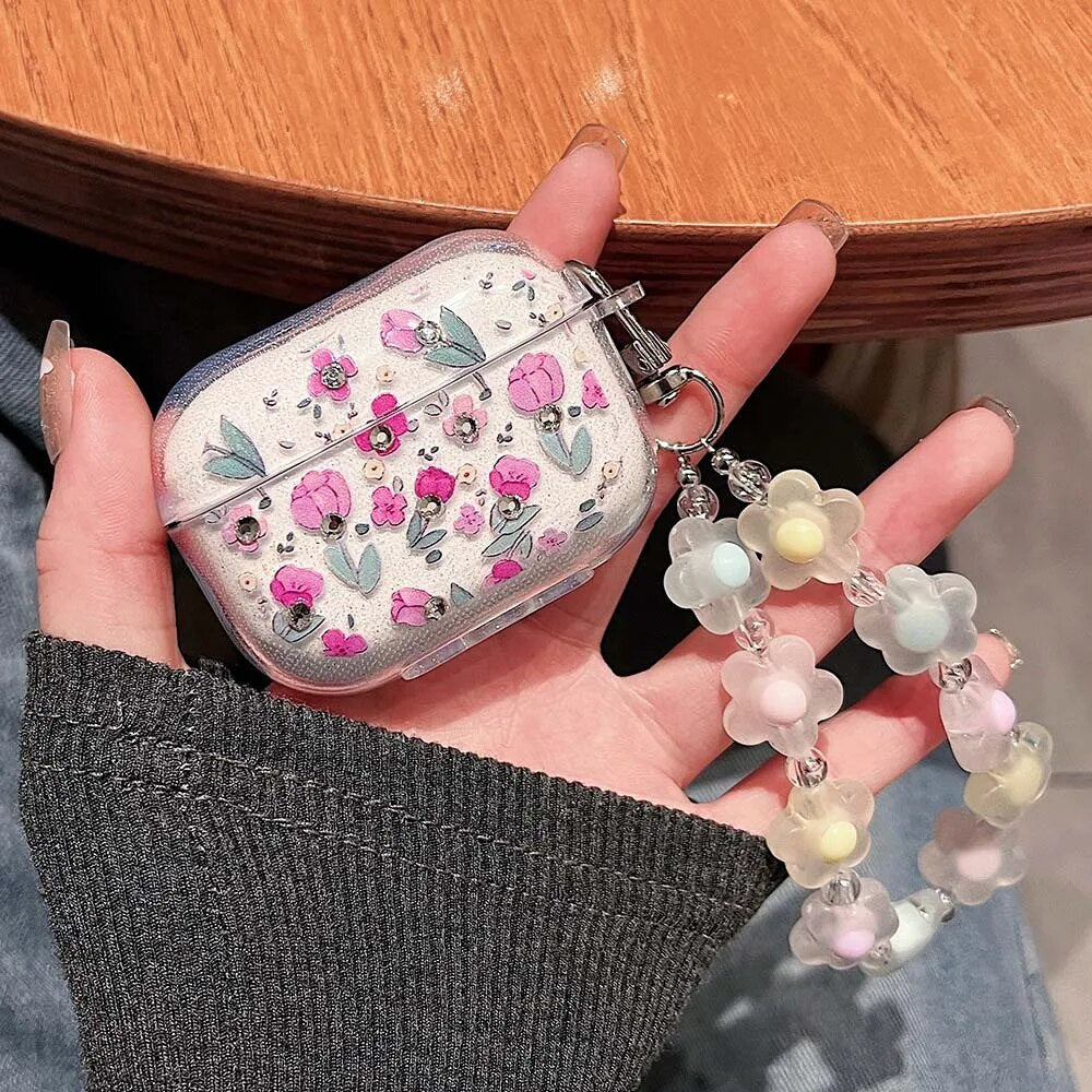 Keychain -dekking voor Apple AirPods 2 Pro 3 3e generatie oortelefoonbehuizing