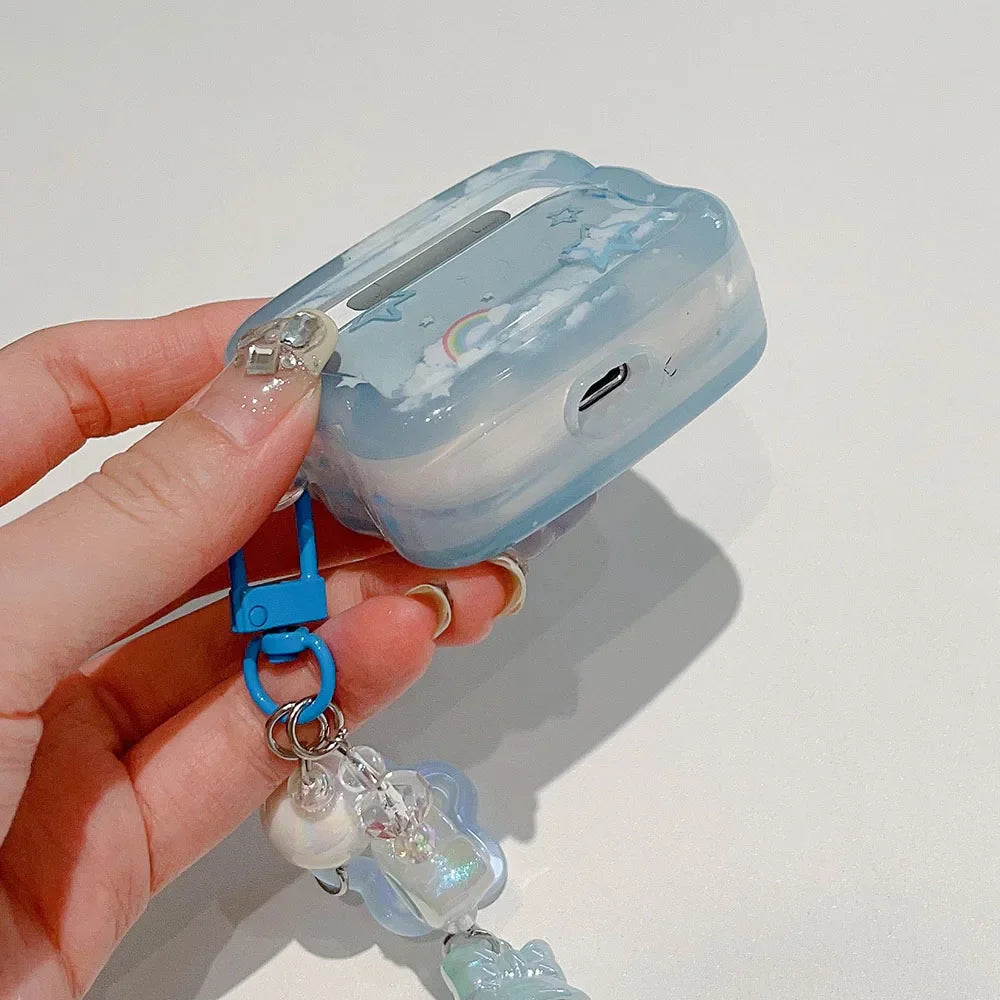 Søt stjernesak for AirPods 1 2 3 Pro 2 cover