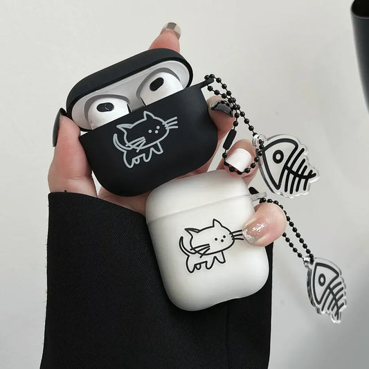 Cat Case voor AirPods 1/2/3 Cover AirPods Pro 2 Case