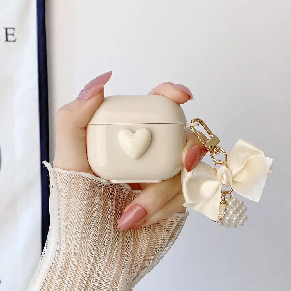Keychain -dekking voor Apple AirPods 2 Pro 3 3e generatie oortelefoonbehuizing
