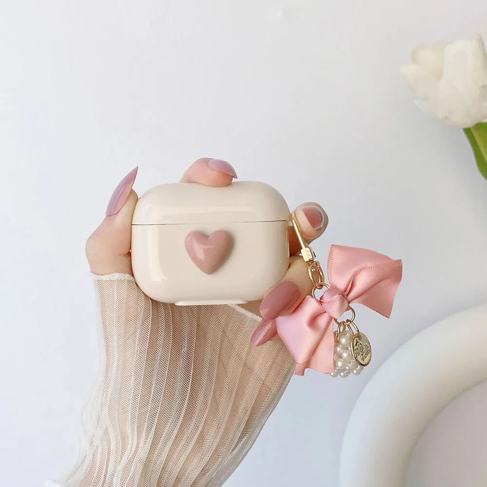 Keychain -dekking voor Apple AirPods 2 Pro 3 3e generatie oortelefoonbehuizing