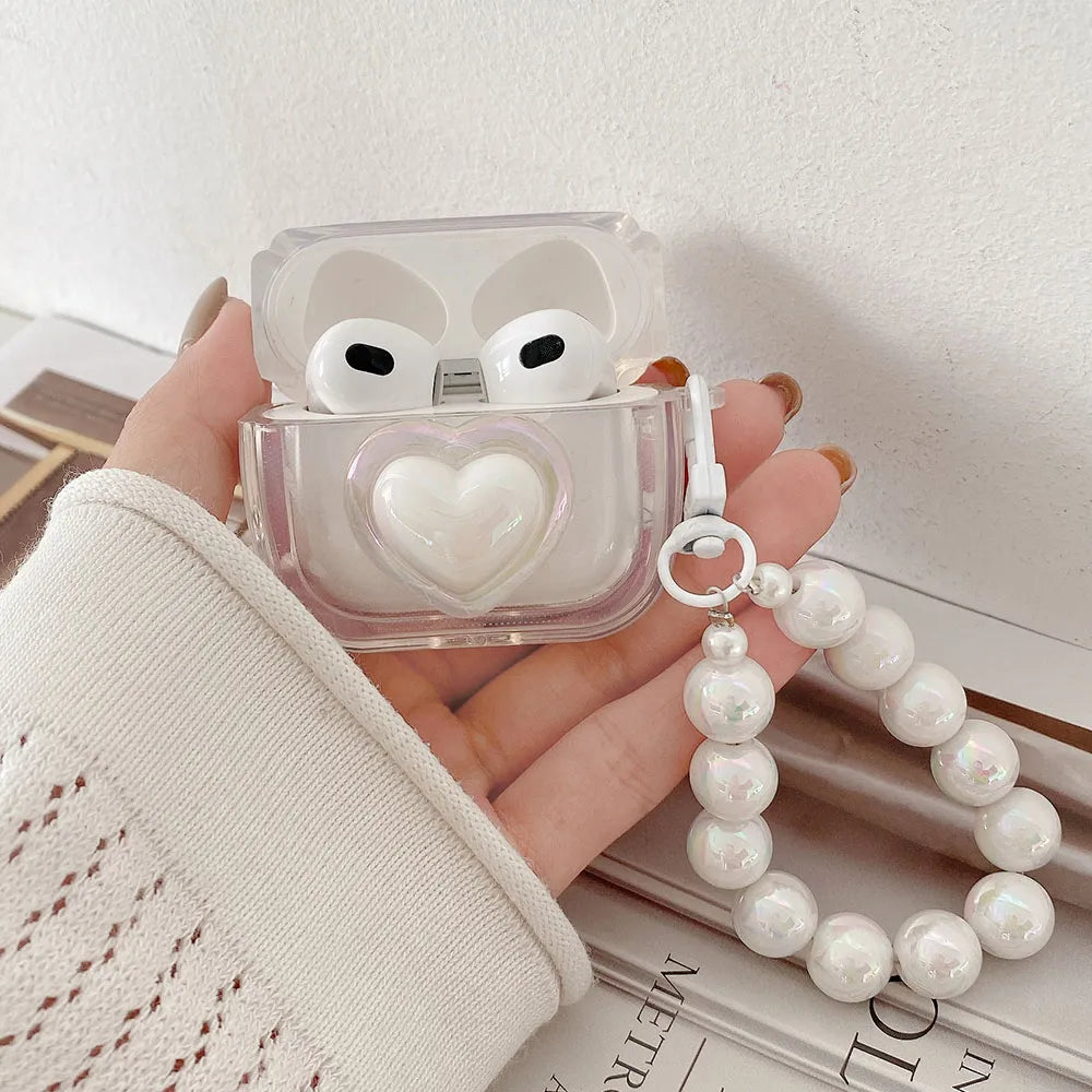 Oortelefoonkoffer voor AirPods 2 Pro 3 Generation Headset Cover voor AirPods Keychain