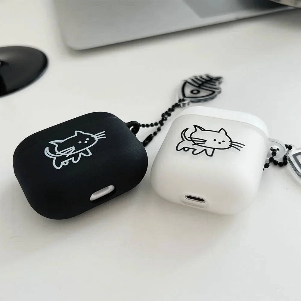 Cat Case voor AirPods 1/2/3 Cover AirPods Pro 2 Case