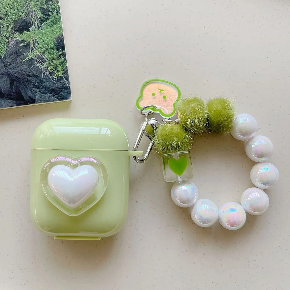 Oortelefoonkoffer voor AirPods 2 Pro 3 Generation Headset Cover voor AirPods Keychain