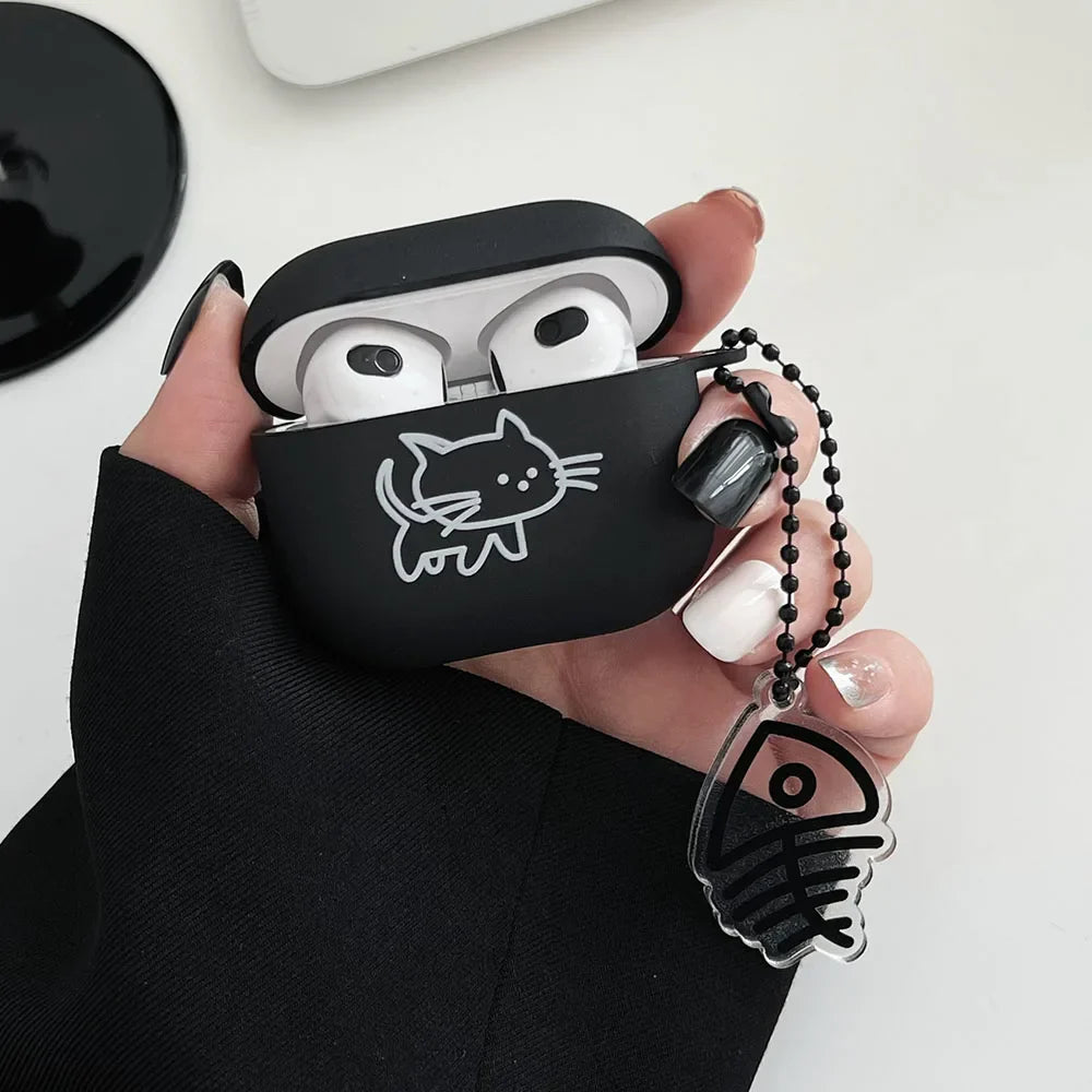 Cat Case voor AirPods 1/2/3 Cover AirPods Pro 2 Case