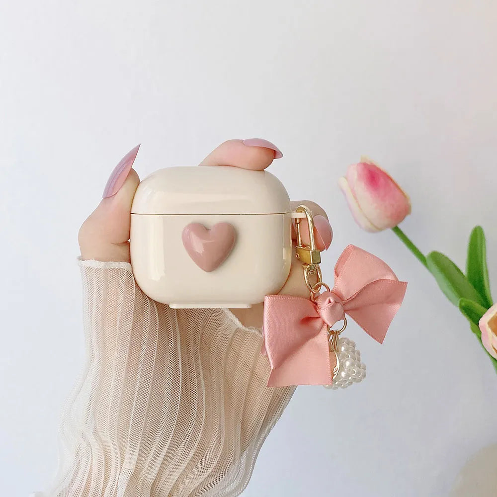 Keychain -dekking voor Apple AirPods 2 Pro 3 3e generatie oortelefoonbehuizing