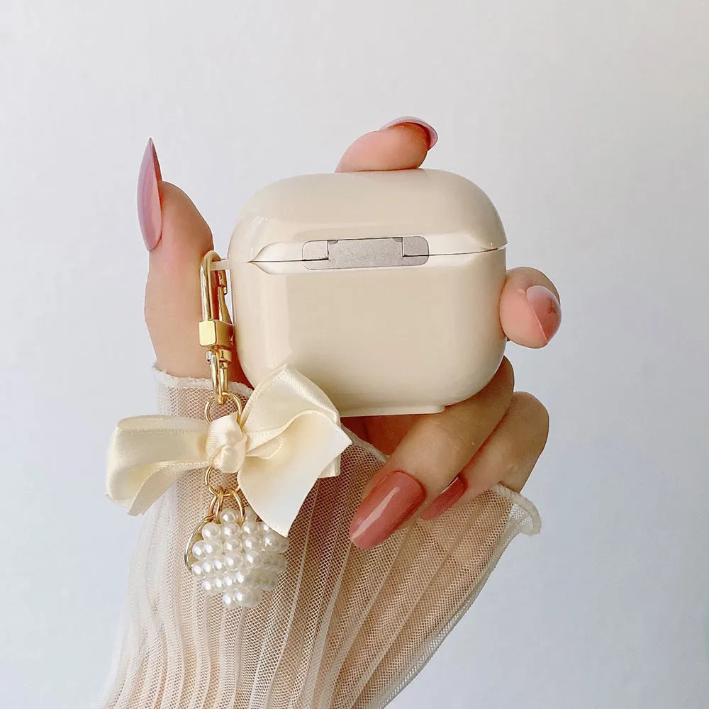 Keychain -dekking voor Apple AirPods 2 Pro 3 3e generatie oortelefoonbehuizing