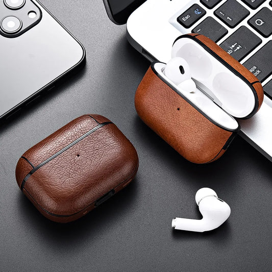 Voor AirPods Pro 2 Case lederen oortelefoonkoffer voor Apple Air Pod 3 Pro 2e generatie USB C
