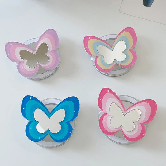 Espelho de borboleta fofa para magsafe de telefone magnético Griptok