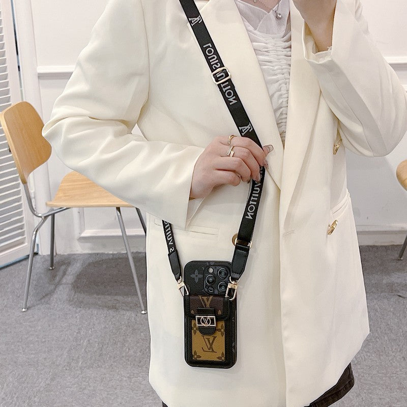 Lou Card Holder Crossbody iPhone -saken
