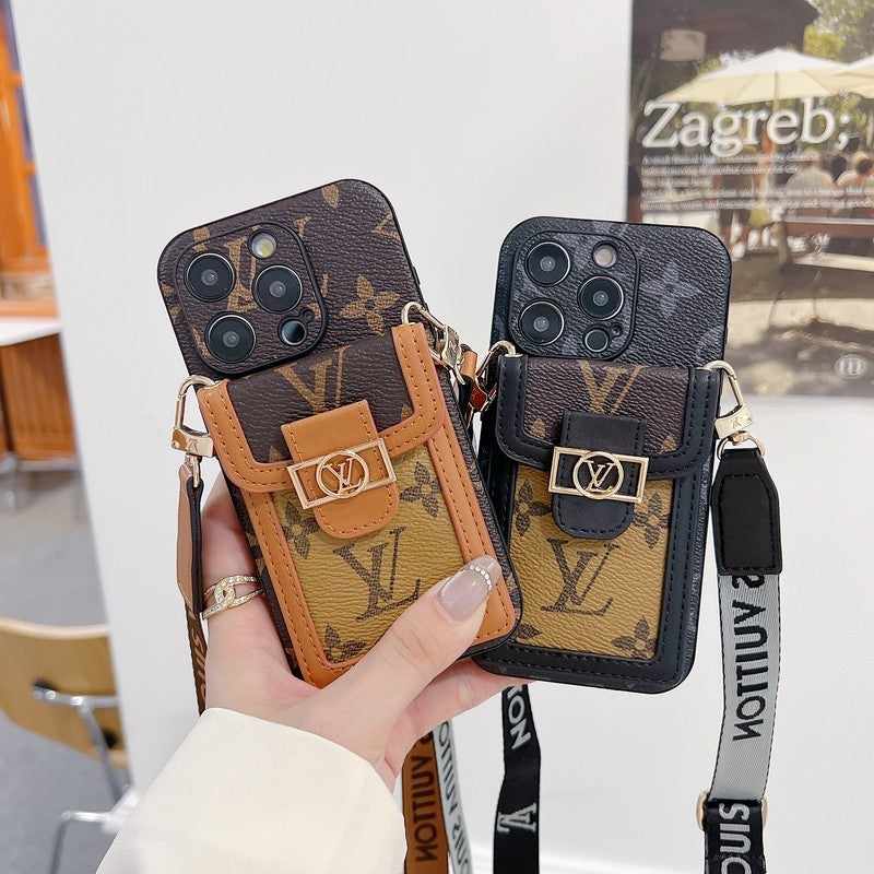 Lou Card Holder Crossbody iPhone -saken