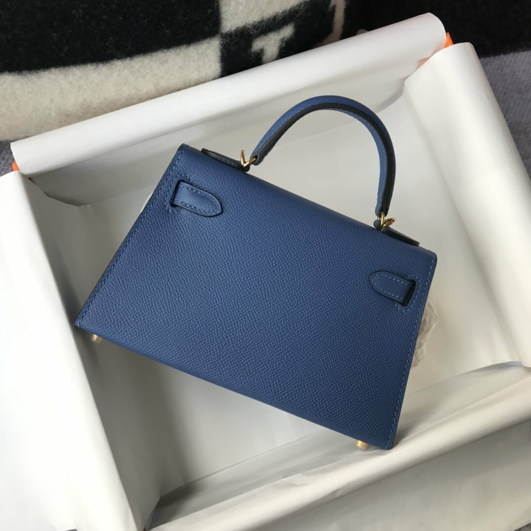 Handle Bag 19cm Blue