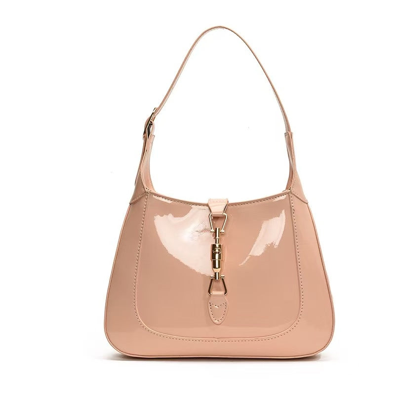 Classic Patent Leather Shoulder Bag