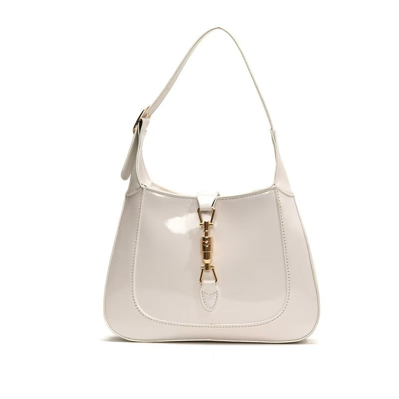 Classic Patent Leather Shoulder Bag