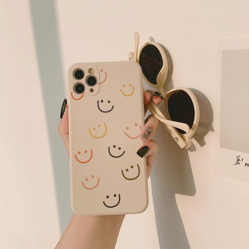 Lykkelig smil iPhone -sak