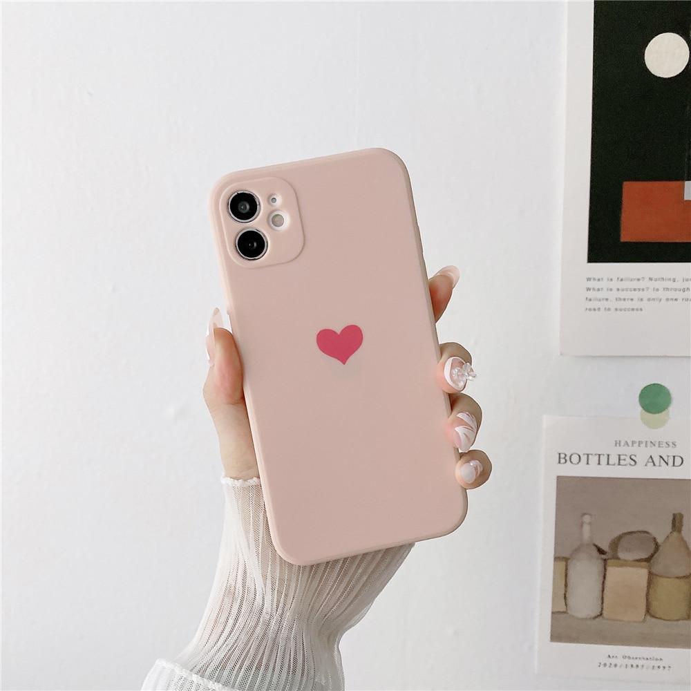 Heart Matte iPhone -sak