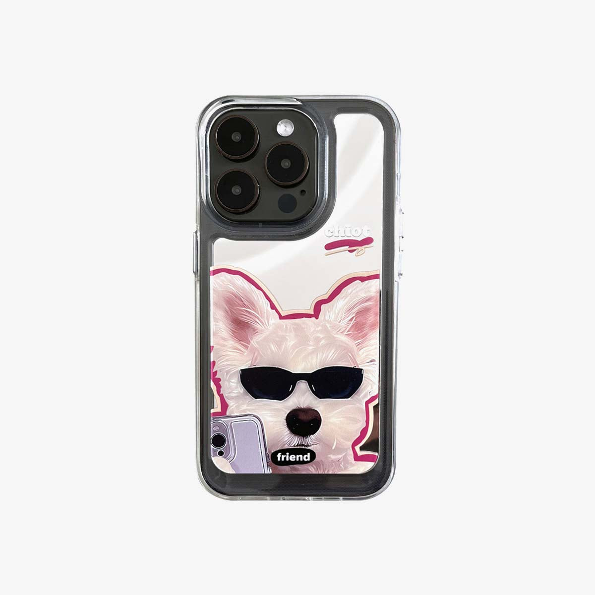 Mirror iPhone Case | Coppia i cani auto-timer (acquista 2 e ottieni uno sconto del 50%)